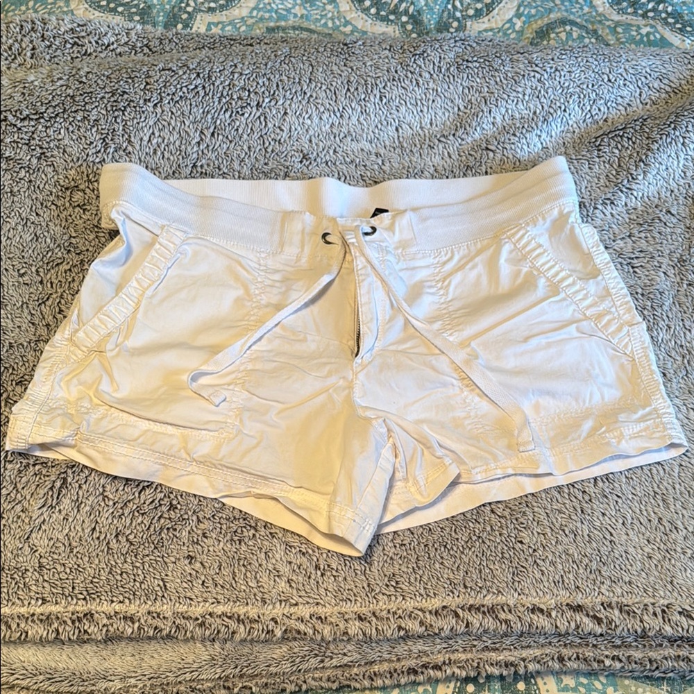 ANA Women's White Casual Shorts